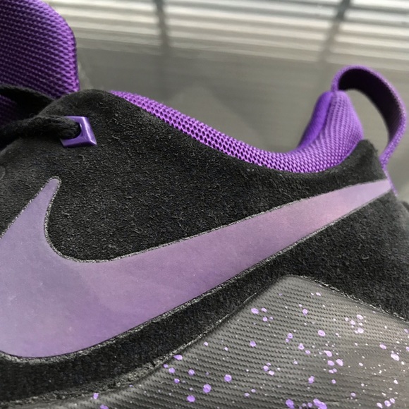 ❌ PG Paul George Nike Basketball Shoe 6Y Black - Picture 6 of 8